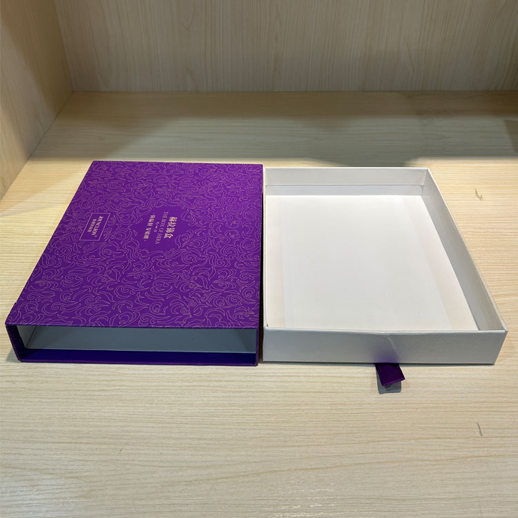 Custom folded color box with glossy finish