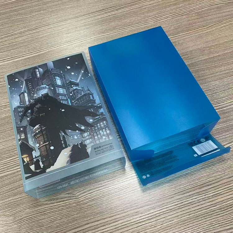 Custom folded color box with glossy finish
